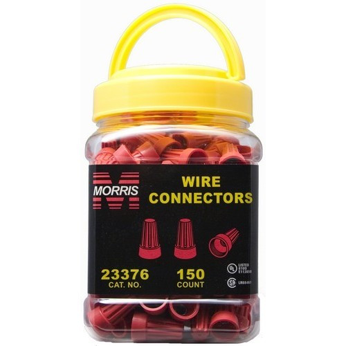 Morris Products 23376 Screw-On Wire Connectors P6 Red Small Jar