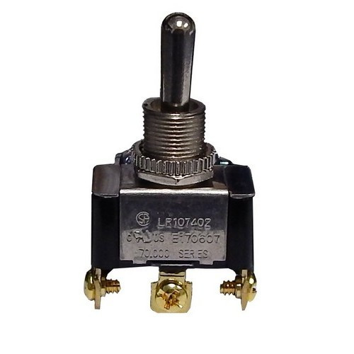 Morris Products 70080 Heavy Duty Toggle 1 Pole Switch SPDT On-Off-On Screw Terminals