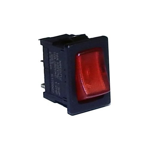 Morris Products 70192 Miniature Lighted Rocker Switch SPST On-Off Quick Connect Spade Terminals