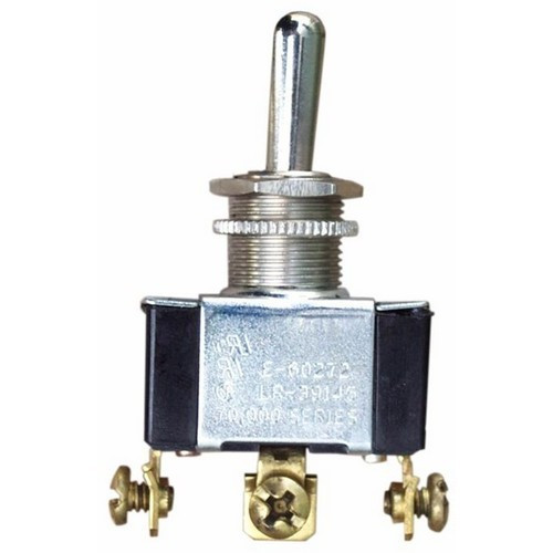 Morris Products 70280 Heavy Duty Momentary Contact Toggle Switch SPDT (On)-Off-(On) Screw Terminals