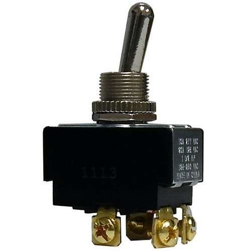 Morris Products 70290 Heavy Duty Momentary Contact Toggle Switch DPDT (On)-Off-On Screw Terminals