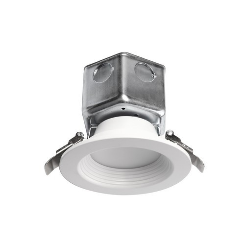 Morris Products 72676 LED Downlight - New Construction Driverless 4" 10W 3000K PC Baffle Trim