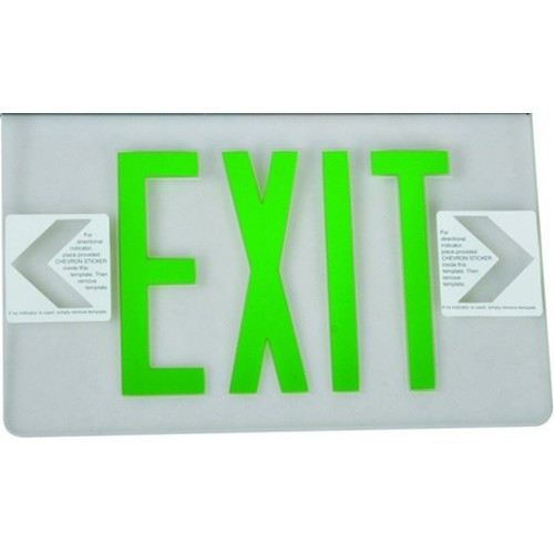 Morris Products 73322 2 Sided Legend Panel for Edge Lit LED Exit Signs