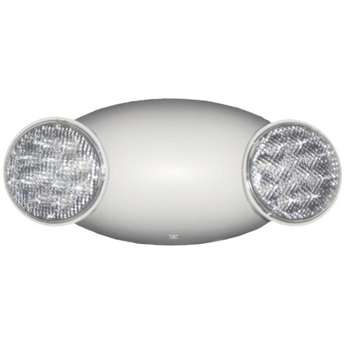 Morris Products 73524 Round Head LED Emergency Light High Output Remote Capable with Self Diagnostic White