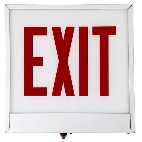 Morris Products 73612 LED Chicago Code Exit Sign With Battery Backup