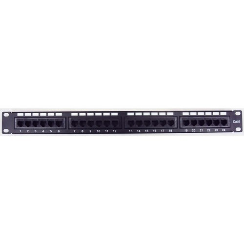 Morris Products 88444 Cat6 High Density Patch Panels 24 Port