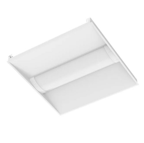 Halco 81799 2x2 Center Basket Troffer Controls Ready 3.5mm Receptacle Lumen & Color Selectable (2500-4000Lum 20-25-30W 35K-4K-5K) 120-277V 0-10V Dimmable