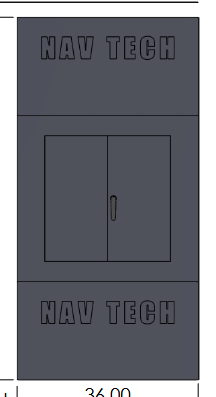 NavTech NAV-298CT-800 72"x 36" x 12" 800 Amp Con Ed Approved CT Cabinet