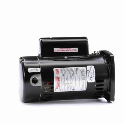 Century UQC1072V1 Pool Pump Motor 0.95 HP 1 Ph 60 Hz 115/230 V 3600 RPM 48Y Frame