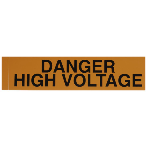 NSI VM-A-48 Voltage Marker Label, Large, Danger (1 Per Card), 9-In Wide X 2.25-In Tall