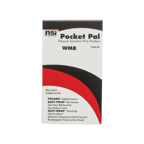 NSI WMB-1 Wire Marker Book 0-9