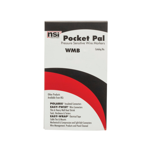 NSI WMB-21 Wire Marker Book 1X3 Blank