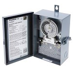 Tork 1103B-O TORK 1103B-O 24 Hour Time Switch 40A 120V Dpst Indoor/Outdoor Metal Enclosure