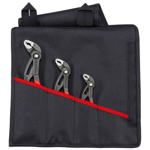 Knipex 00 19 55 S8 3 Pc Cobra Set in Tool Roll