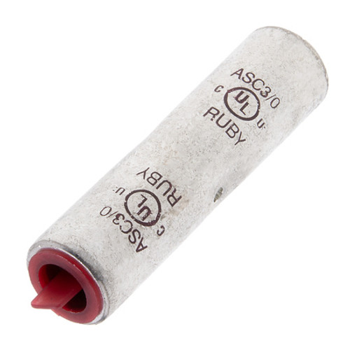 NSI ASC3/0T 3/0 AWG Aluminum Splice – Dual Rated – Ruby