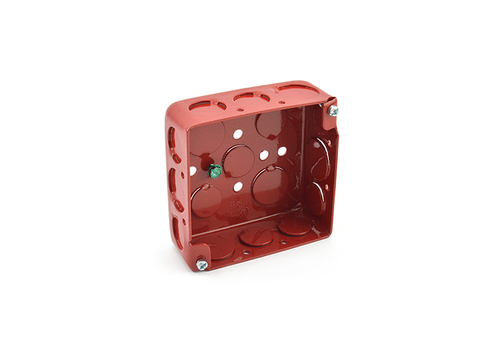 Bridgeport FA-400 4" Sq Box, 1-1/2" Deep, Drawn, Box of 50