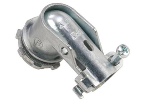 Bridgeport 802-DCI2 3/8" 90 Deg Conn. Ins. 1 Screw, Box of 25