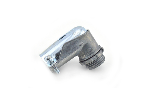 Bridgeport 851-DC2 1/2" Hinged Strap 90 Deg Conne, Box of 25