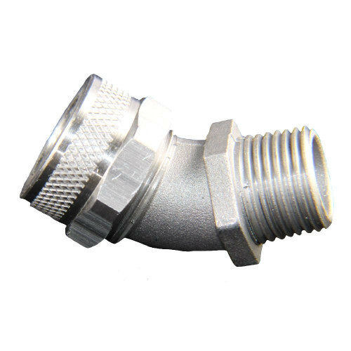 Remke RSR-45500-W Cord Grip less bushing 45 deg alum 1-1/2