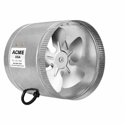 Acme Miami 9012-02 12" Duct Fan Booster 910 CFM 220V