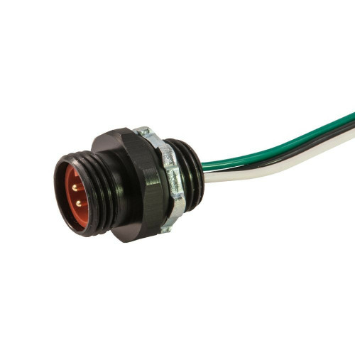 Remke 104P0010MHT Rcpt MinA HiTemp Sil Male 4P 1ft