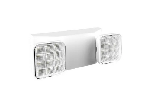 Halco 98042 Emergence Series Emergency Unit White Adjustable Thermoplastic Square Heads with Remote Capacity 90-min Battery Back up 