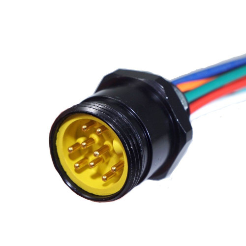 Remke 112O0500AP1 Mini-Link Cable Assembly, PVC, FFJ ST/ST, 12 pole, 50', 16 AWG SS Couplers