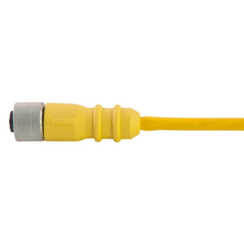 Remke 205A0100G Dual Key Micro-Link Plug Assembly, PVC Braided, Female, 5 pole, 10', 22 AWG