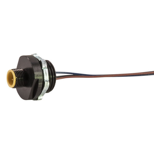 Remke 304T0010N Single Key Micro-Link Receptacle, Male, 4 pole, 1', M14 x 1 thread 18AWG