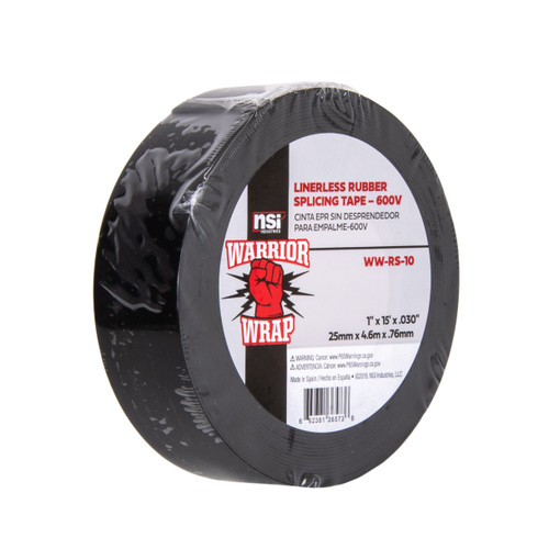 WarriorWrap WW-RS-10  Linerless Rubber Splicing Tape 30Mil 1 IN X 15Ft