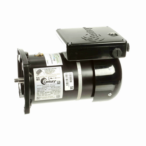 Century EVQ225 VGreen Variable Speed Motors Pool Pump Motor 2.25/1.5 HP 1 Ph 50/60 Hz 230/115 V 48Y Frame TEFC