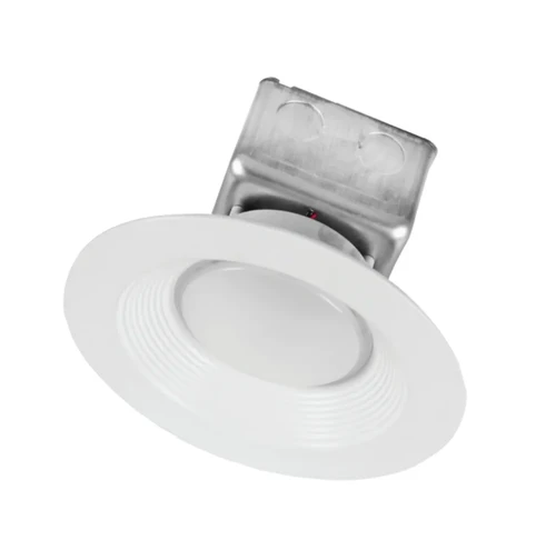 Halco 99617 6" Commercial Retrofit Downlight 120-277V 15W 5K Dimmable White Baffle Trim CDL6FR15/950/RTJB/LED