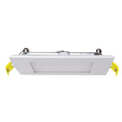 Halco 89098  LED Select Slim Downlight Square 6" 13W 2700K-5000K Color Selectable 1159-1199lm Dimmable JA-8 CT/LED
