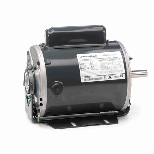 Marathon C1158 General Purpose Motor 1 HP 1 Ph 60 Hz 115/208-230 V 1800 RPM 56 Frame