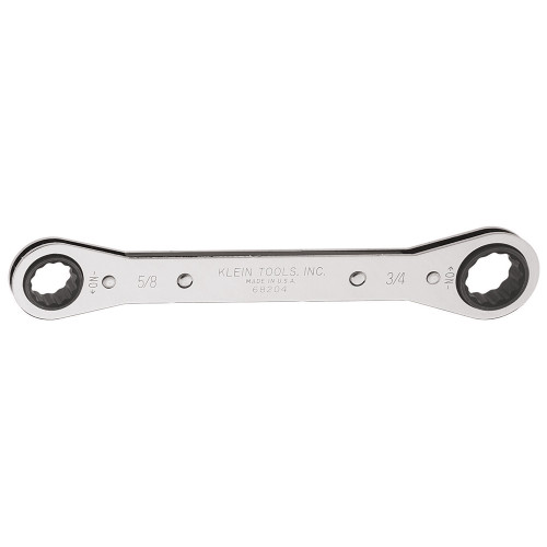 Klein Tools  68204 Ratcheting Box Wrench 5/8 x 3/4-Inch