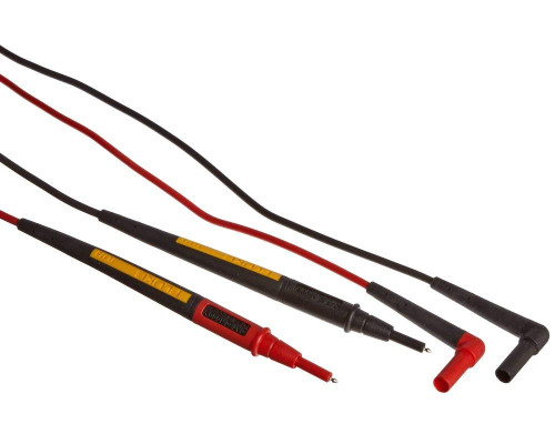 Fluke TL175E TwistGuard Test Leads, 2Mm Dia Probe Tips With 4Mm Adapters