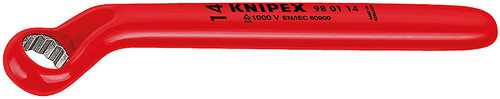 Knipex 98 01 19 9'' Offset Box Wrench-1,000V Insulated 19 mm