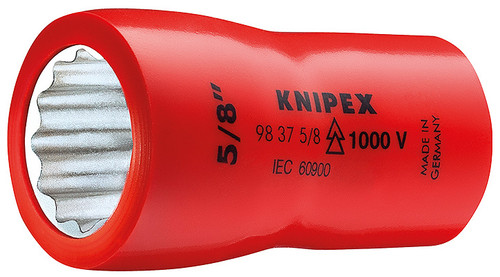 Knipex 98 47 5/8" Hex Socket, 3/8" Drive 1,000V Insulated