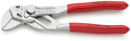 Knipex 86 03 125 5'' Mini Pliers Wrench