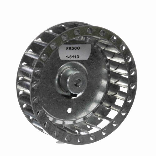 Fasco 1-6113 Single Inlet Blower Wheel 1" W CW 5800 RPM