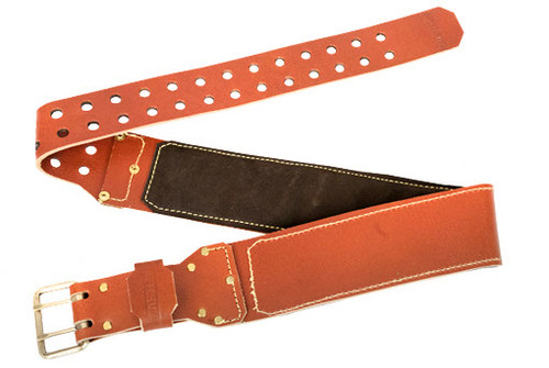 McGuire-Nicholas 2 Roller Buckle Saddle Leather Belt, XL 44-54