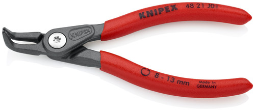 Knipex 48 21 J01 5 1/8" Internal 90° Angled Precision Circlip Pliers-Size 0