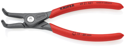 Knipex 49 21 A41 12" External 90° Angled Precision Circlip Pliers-Size 4