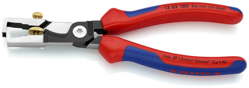 Knipex 13 62 180 7 1/4'' KNIPEX Strix Insulation strippers with cable shears