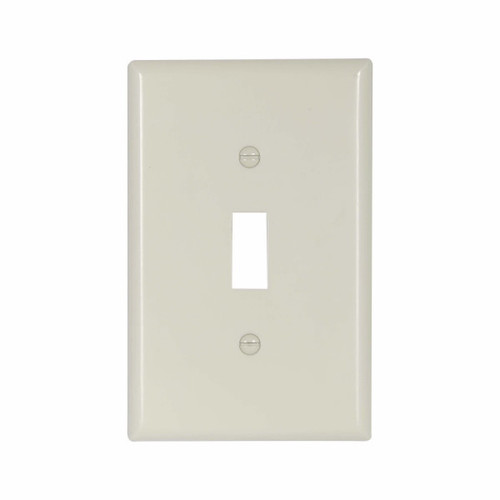 Eaton Wiring Devices 2034A-BOX Wallplate 1G Toggle Thermoset Mid AL