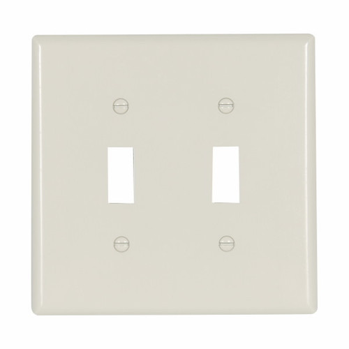 Eaton Wiring Devices 2039LA Wallplate 2G Toggle Thermoset Mid LA