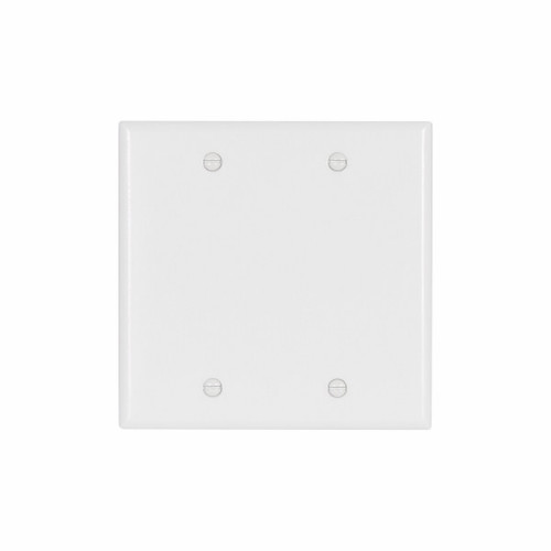 Eaton Wiring Devices 2137W-BOX Wallplate 2G Blank Thrmst Box Mt Std WH