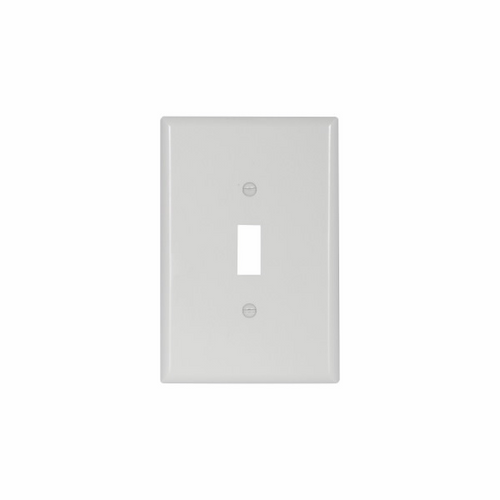 Eaton Wiring Devices 2144W-BOX Wallplate 1G Toggle Thermoset Ovr WH