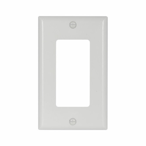 Eaton Wiring Devices 2151W Wallplate 1G Decorator Thermoset Std WH