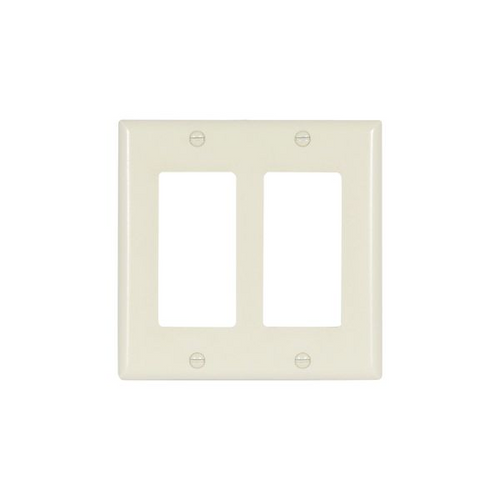 Eaton Wiring Devices 2152A-BOX Wallplate 2G Decorator Thermoset Std AL